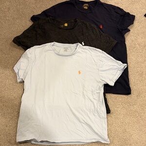 Polo by Ralph Lauren Short Sleeve Tees - Light Blue, Dark Gray, Navy